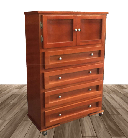 Cajonera Jessy 4 cajones 2 puertas