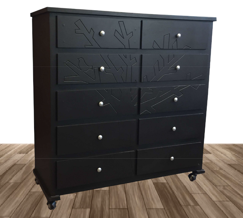 Cajonera Bosque 10 cajones