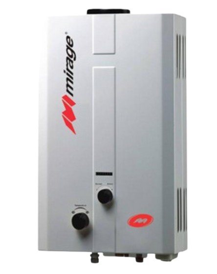 Calentador de agua Mirage. Gas LP o Natural